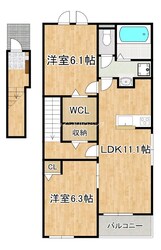 ラメールシエルI・IIの物件間取画像